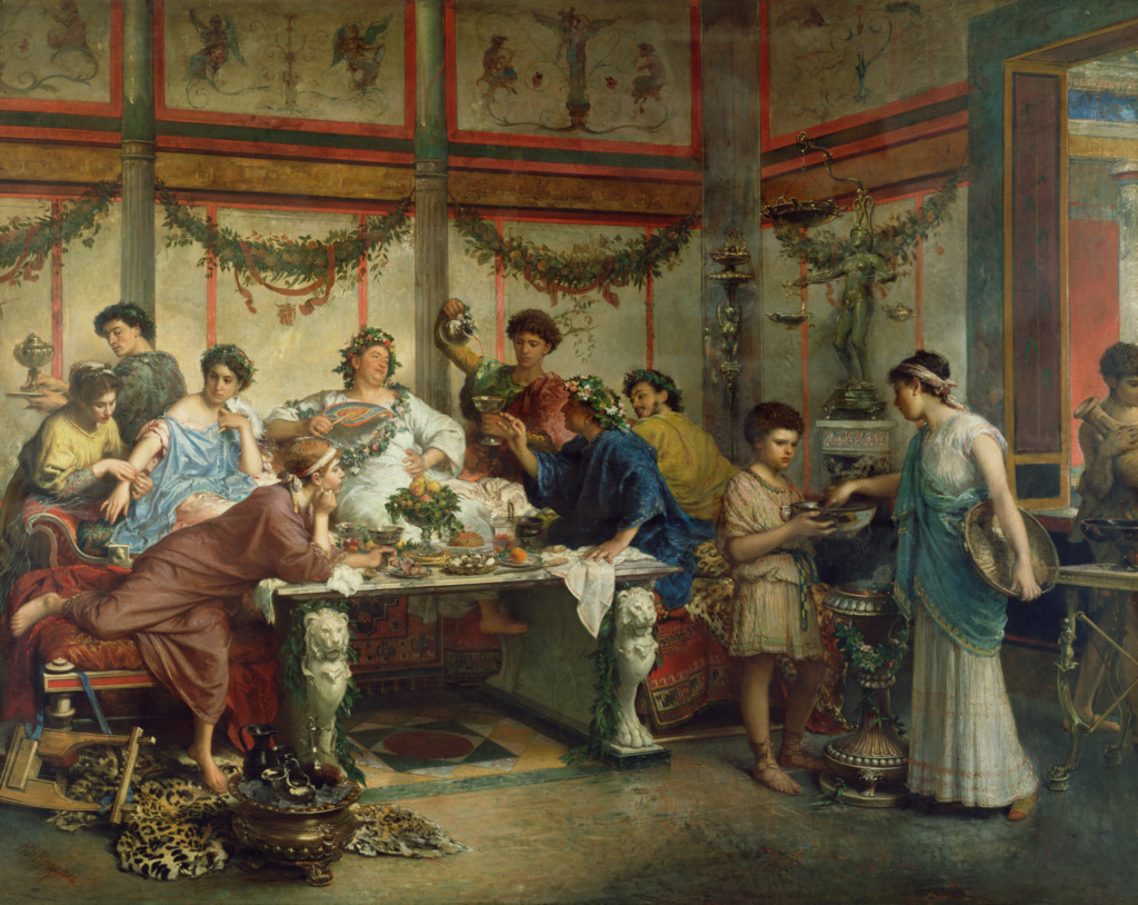"A Roman Feast Saturnalia" de Roberto Bompiani