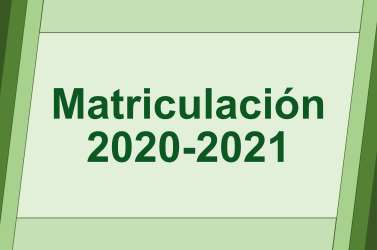 Matriculación 2020-2021